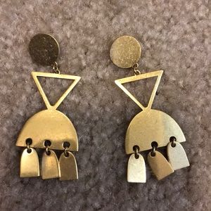 Madewell gold earrings